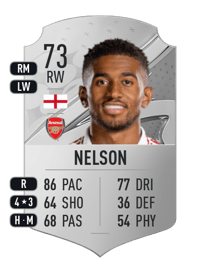 Reiss Nelson Rare 73 OVR