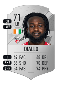 Ismaël Chester Diallo Rare 71 OVR