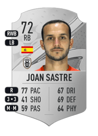Joan Sastre Rare 72 OVR