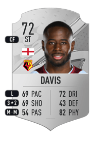 Keinan Davis Rare 72 OVR