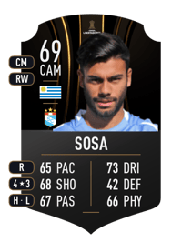 Leandro Sosa CONMEBOL LIBERTADORES 69 OVR