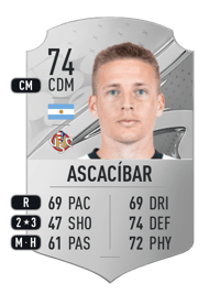 Santiago Ascacíbar Rare 74 OVR