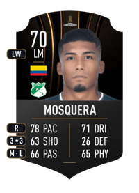 Santiago Mosquera CONMEBOL LIBERTADORES 70 OVR