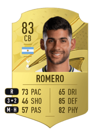 Cristian Romero Rare 83 OVR