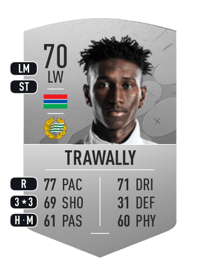 Bubacarr Trawally Common 70 OVR