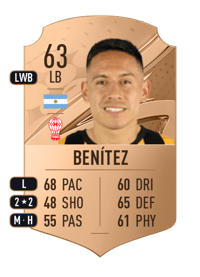 Guillermo Benítez Rare 63 OVR