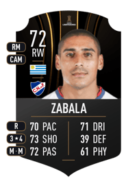 Diego Zabala CONMEBOL LIBERTADORES 72 OVR