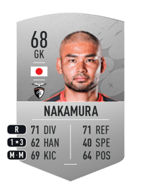 Kosuke Nakamura Common 68 OVR