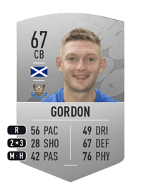 Liam Gordon Common 67 OVR