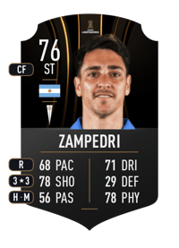Fernando Zampedri CONMEBOL LIBERTADORES 76 OVR