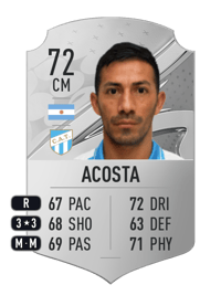 Guillermo Acosta Rare 72 OVR