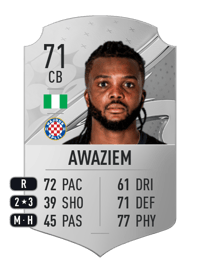 Chidozie Awaziem Rare 71 OVR
