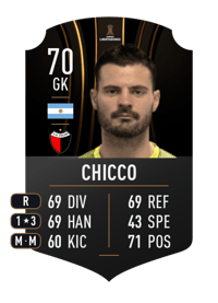 Ignacio Chicco CONMEBOL LIBERTADORES 70 OVR