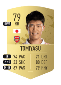 Takehiro Tomiyasu Common 79 OVR