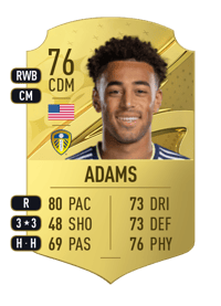 Tyler Adams Rare 76 OVR