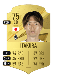 Ko Itakura Rare 75 OVR