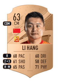 Li Hang Rare 63 OVR