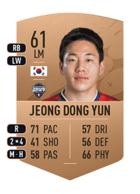 Jeong Dong Yun Common 61 OVR