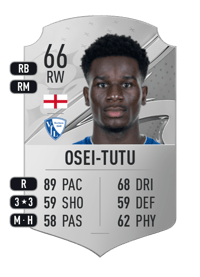 Jordi Osei-Tutu Rare 66 OVR