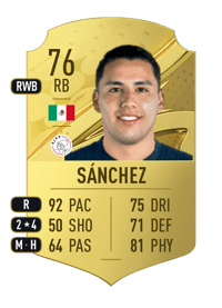 Jorge Sánchez Rare 76 OVR