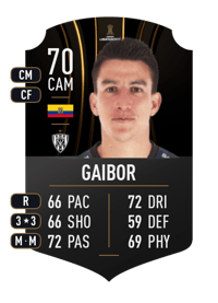 Fernando Gaibor CONMEBOL LIBERTADORES 70 OVR