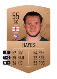 Nick Hayes Common 55 OVR