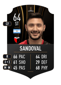Tomás Sandoval CONMEBOL LIBERTADORES 64 OVR