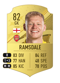 Aaron Ramsdale Rare 82 OVR