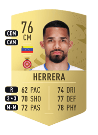Yangel Herrera Common 76 OVR