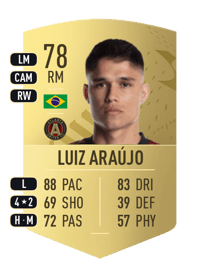 Luiz Araújo Common 78 OVR