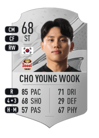 Cho Young Wook Rare 68 OVR