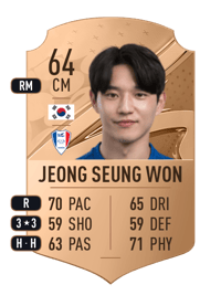 Jeong Seung Won Rare 64 OVR