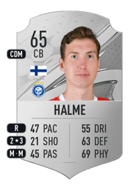 Aapo Halme Rare 65 OVR