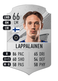 Lassi Lappalainen Rare 66 OVR