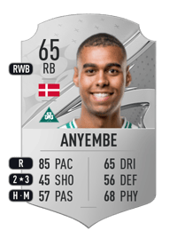 Daniel Anyembe Rare 65 OVR