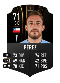 Sebastián Pérez CONMEBOL LIBERTADORES 71 OVR