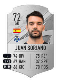 Juan Soriano Rare 72 OVR