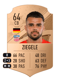 Robin Ziegele Rare 64 OVR
