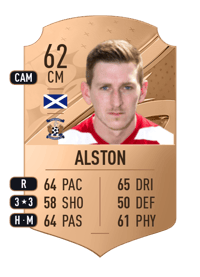 Blair Alston Rare 62 OVR