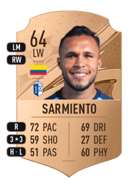 Andrés Sarmiento Rare 64 OVR