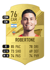 Lucas Robertone Rare 76 OVR