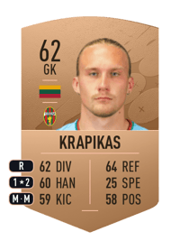 Titas Krapikas Common 62 OVR