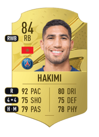 Achraf Hakimi Rare 84 OVR