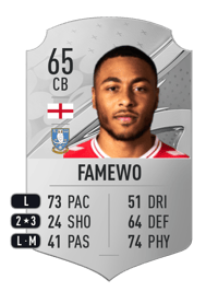 Akin Famewo Rare 65 OVR