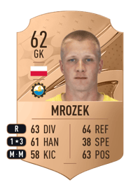 Bartosz Mrozek Rare 62 OVR