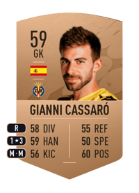 Gianni Cassaró Common 59 OVR