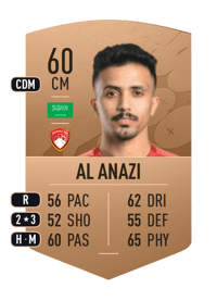 Waleed Hezam Al Anazi Common 60 OVR