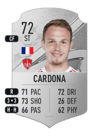 Irvin Cardona Rare 72 OVR