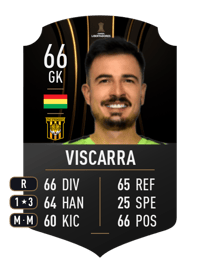 Guillermo Viscarra CONMEBOL LIBERTADORES 66 OVR