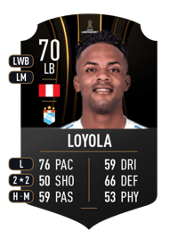 Nilson Loyola CONMEBOL LIBERTADORES 70 OVR